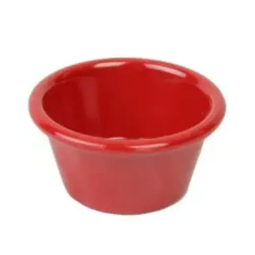 Thunder Group Pure Red Smooth Ramekin 2.5 oz (48 per Case) [ML536PR]