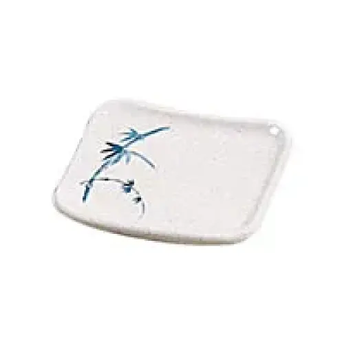 Thunder Group Square Shaped Plate - Blue Bamboo Collection (12 per Case) [1201BB]
