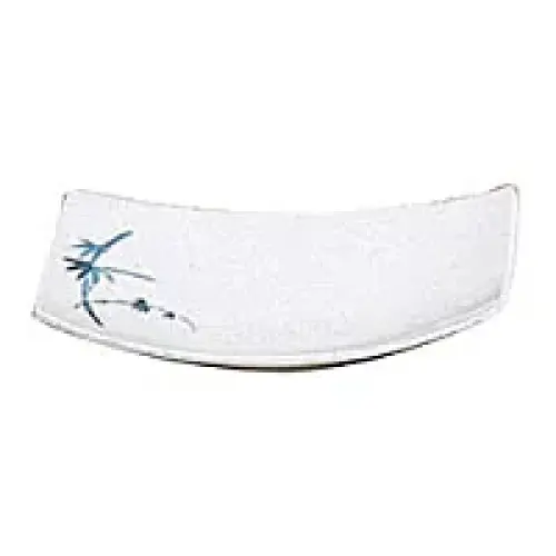 Thunder Group BBQ Plate - Blue Bamboo Collection 6-3/4" x 4-1/2" (12 per Case) [1504BB]