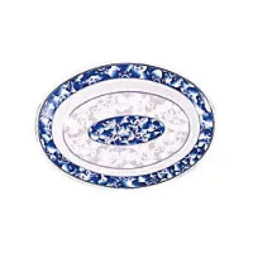 Thunder Group Deep Oval Platter - Blue Dragon Collection 12" (12 per Case) [2112DL]