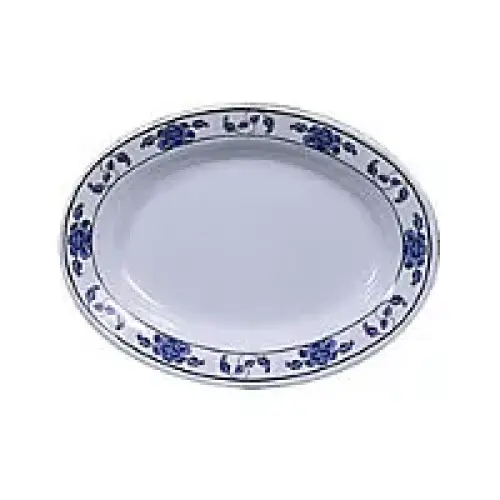 Thunder Group Deep Oval Platter - Lotus Collection 12" (12 per Case) [2112TB]