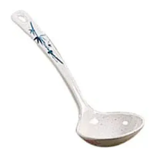 Thunder Group Soup Ladle - Blue Bamboo Collection 7" x 2-1/2" oz (60 per Case) [7001BB]