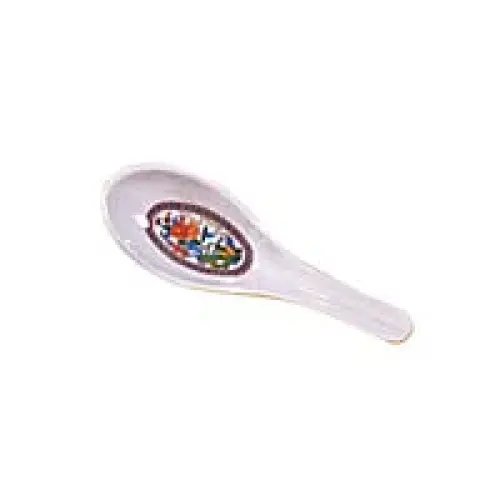 Thunder Group Won Ton Soup Spoon - Peacock Collection 5-3/4" (60 per Case) [7003P]