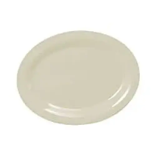 Thunder Group Oval Platter - Ivory - 9-1/2" x 7-1/4" (12 per Case) [CR209V]