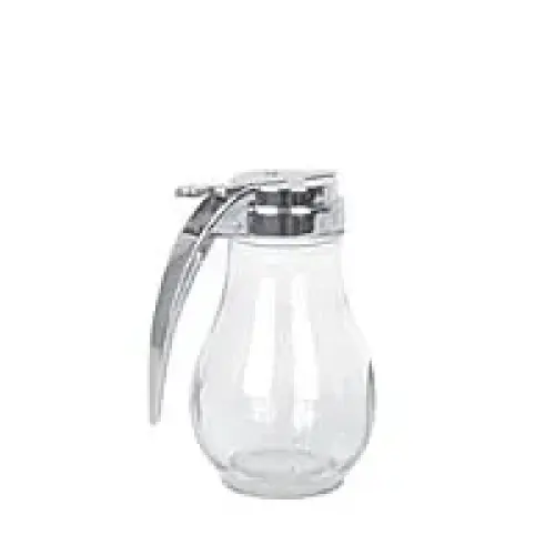 Thunder Group Glass Syrup Dispenser 6 Oz (12 per Case) [GLTWSY006]