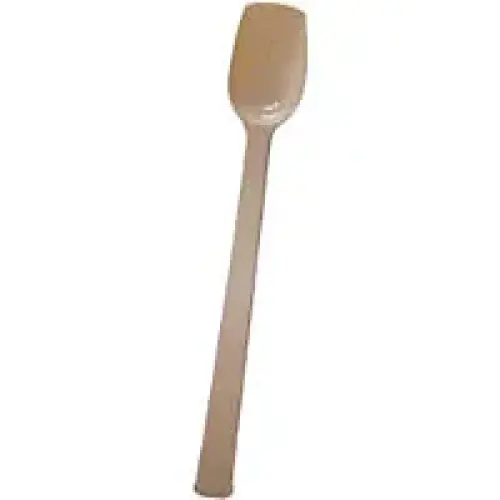 Thunder Group Beige Polycarbonate Solid Serving Spoons 10" (12 per Case) [PLBS010BG]