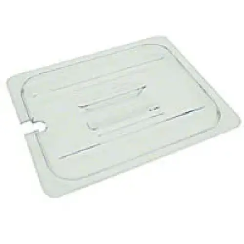Thunder Group Half-Size Polycarbonate Slotted Food Pan Covers (12 per Case) [PLPA7120CS]