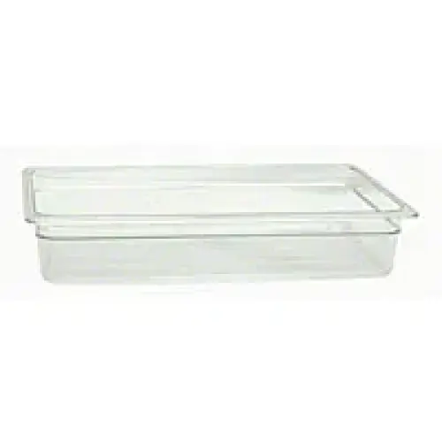 Thunder Group Full-Size Polycarbonate Solid Food Pans 4" (6 per Case) [PLPA8004]