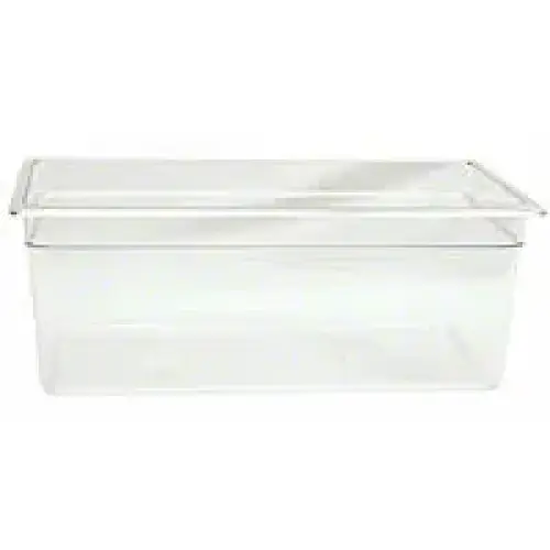 Thunder Group Full-Size Polycarbonate Solid Food Pans 8" (6 per Case) [PLPA8008]