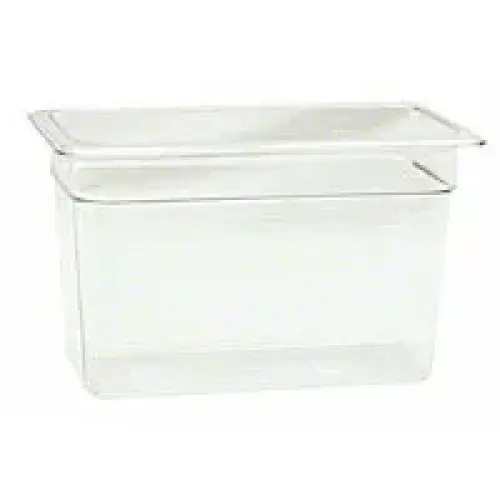 Thunder Group Third-Size Polycarbonate Solid Food Pans 8" (6 per Case) [PLPA8138]