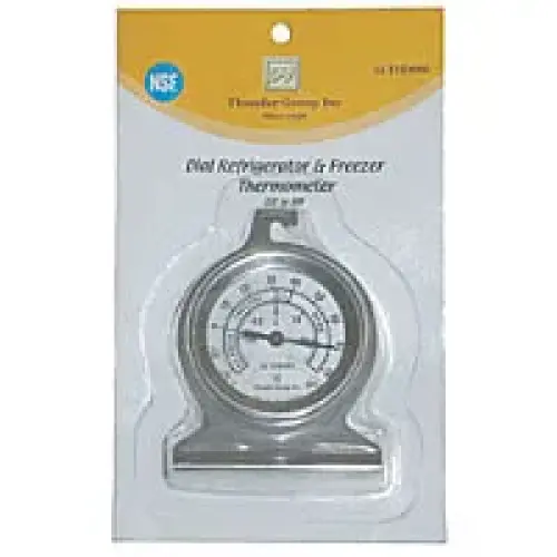 Thunder Group 20°F to 80°F Refrigerator / Freezer Dial Thermometer (12 per Case) [SLTHD080]