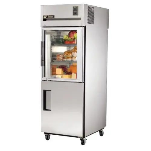 True STR1RPT-1HG/1HS-1G 29" Spec Series Combination Half Door Pass Through Refrigerator 