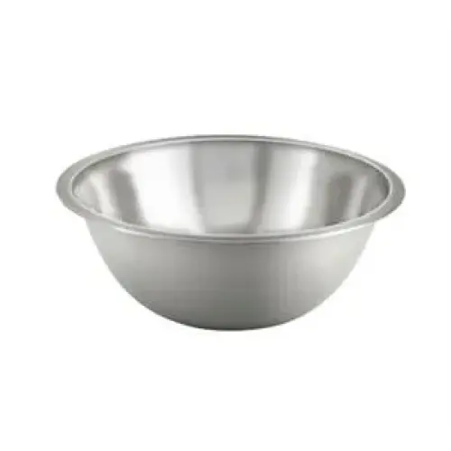 Winco Mixing Bowl, 4 Quart, 10-1/2" O.D., Stainless Steel [MXB-400Q]