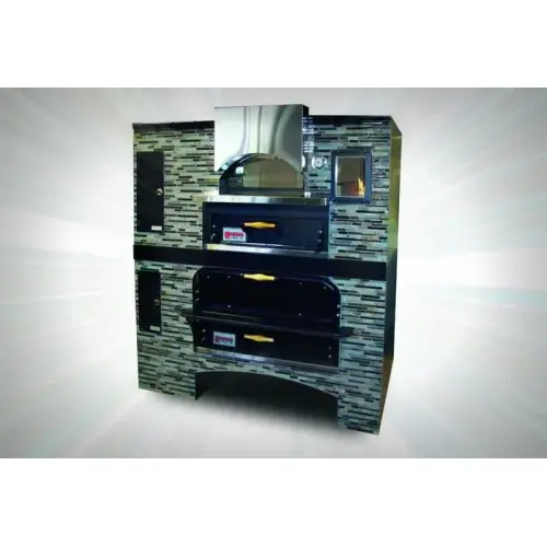 Marsal & Sons WF-60/MB60 - 80" Wave Flame Pizza Deck Oven - Double Deck