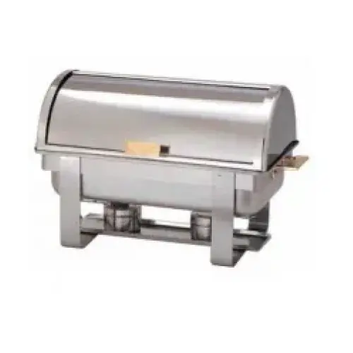 Winco C-5080 - Gold Accent, Roll-Top Chafer 