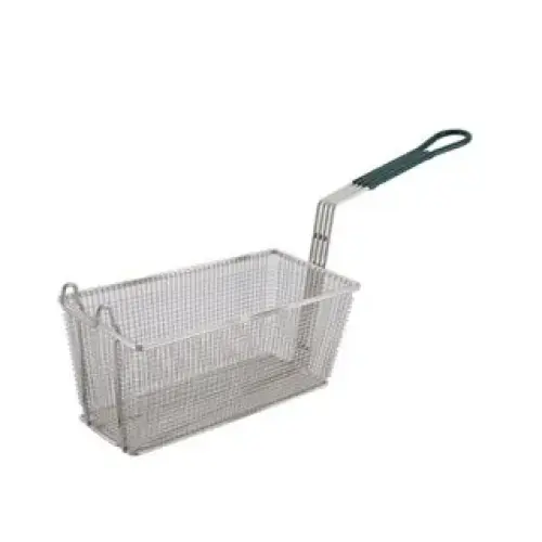 Winco FB-30 - Heavy Duty Fry Basket w/ Green Handle 