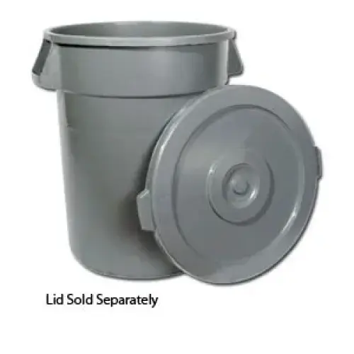 Winco PTC-32G - Grey Trash Can 32 Gal 