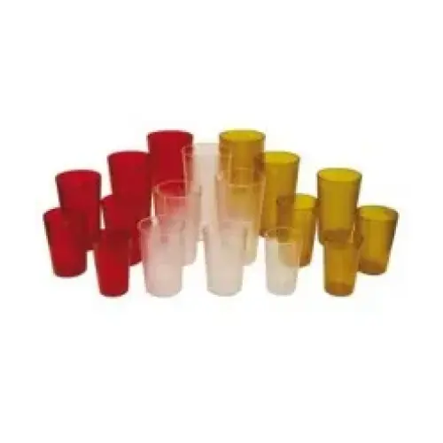 Winco Clear Plastic Tumblers 8 oz (12 per Case) [PTP-08C]