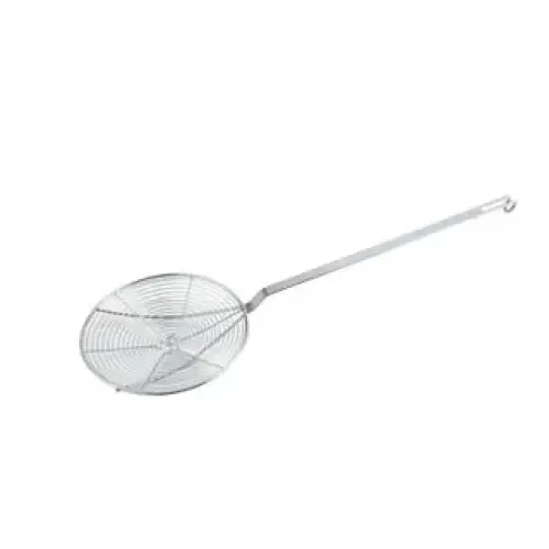 Winco SCF-9 - Nickel Plated Spiral Wire Skimmer 9" 