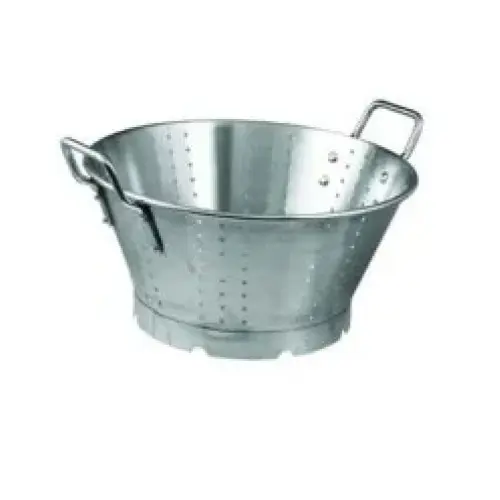 Winco 16 Qt. Stainless Steel Heavy Duty Colander [SLO-16]