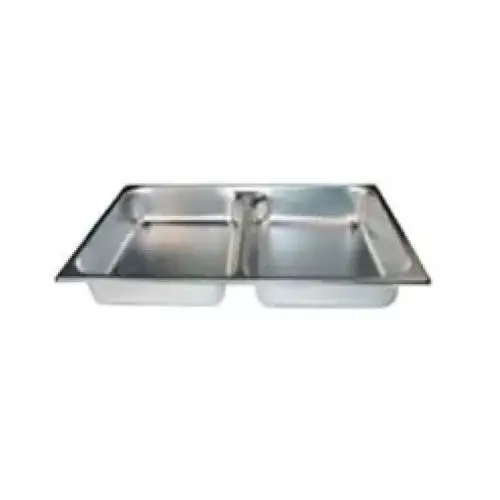Winco SPFD2 - Full Size Divided Steam Table Pan 