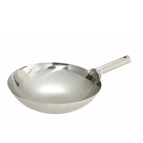 Winco WOK-16W - Chinese Wok Stainless Steel 16" 