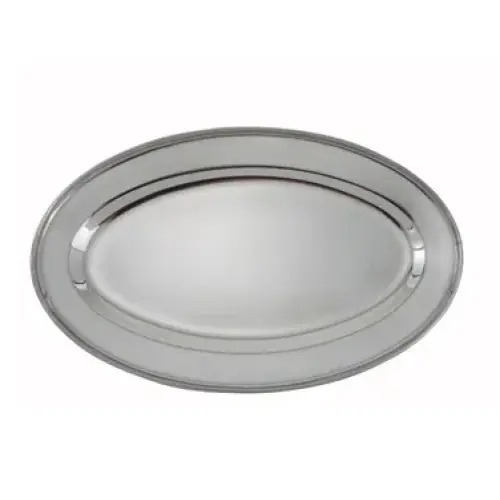 Winco Stainless Steel Platter 16" [OPL-16] 