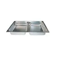 Winco SPFD2 - Full Size Divided Steam Table Pan 