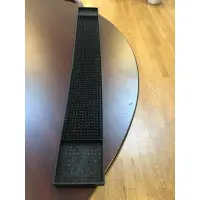 Thunder Group PLBM027BL - Black Rubber Bar Mat 3-1/4" x 27" 