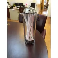 Winco SDP-3 - Stainless Steel Accent Straw Dispenser 