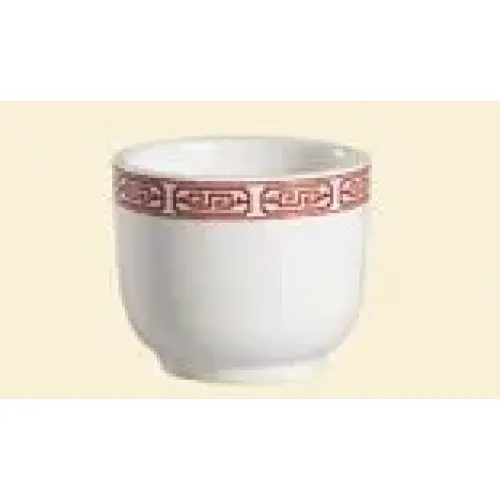 C.A.C. China 105-54 - Red Gate Chinese Style Tea Cup 2-4/5" - (6 Dozen per Case)